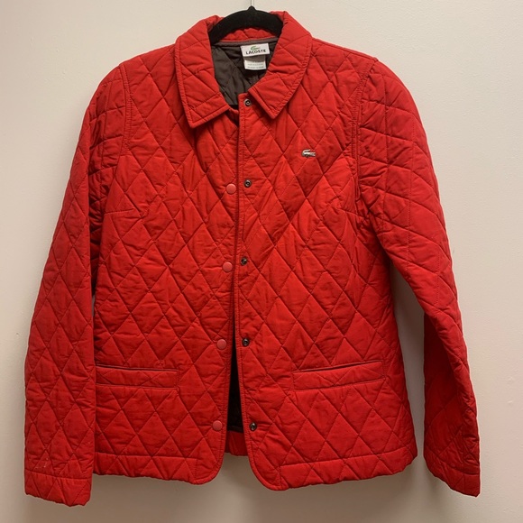 lacoste quilted jacket